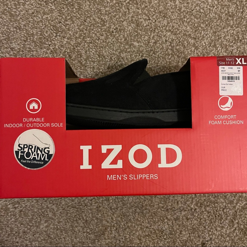 IZOD men’s slippers - Picture 2 of 8